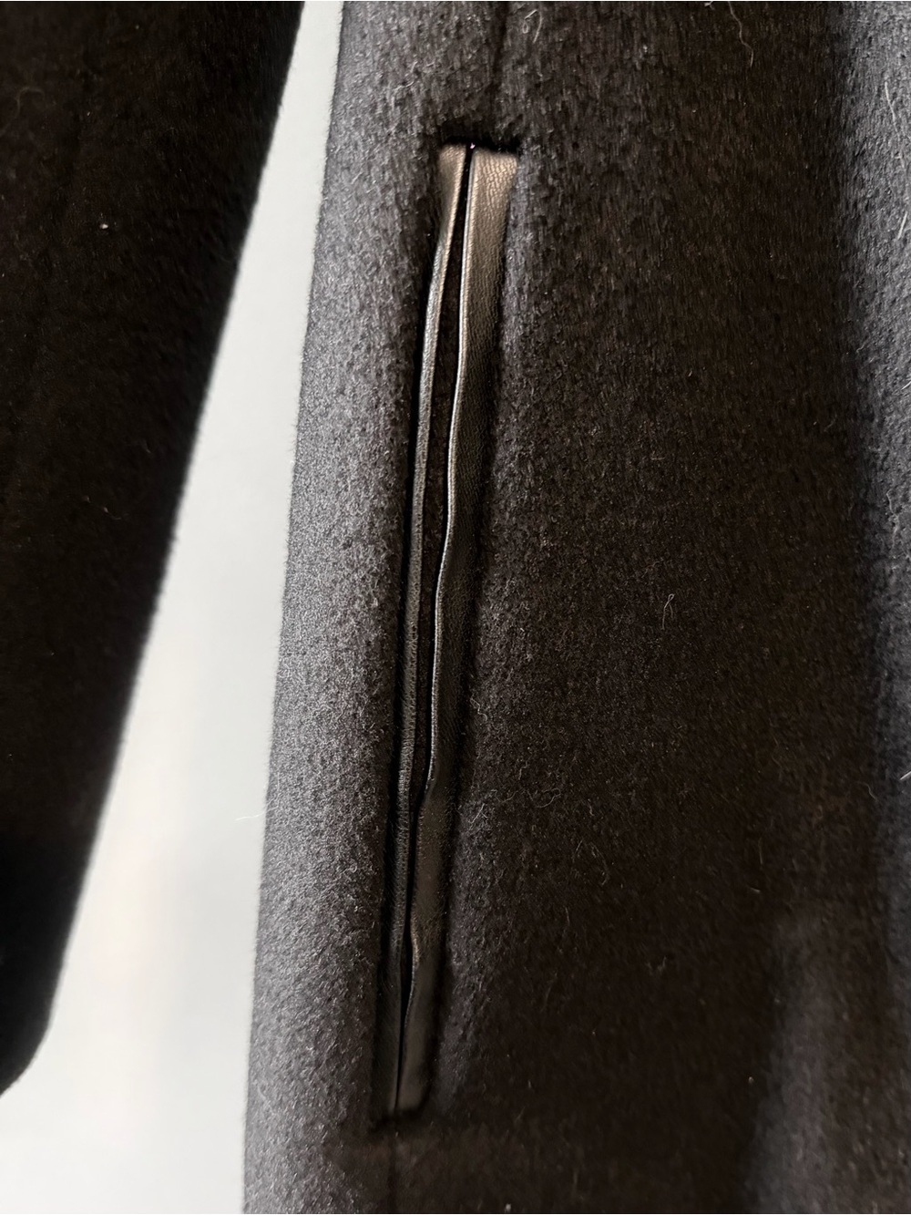 DKNY Walker Wool Long Coat - Picture 3 of 6